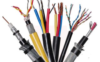 Druhy drôtov a káblov na kladenie domácich vedení