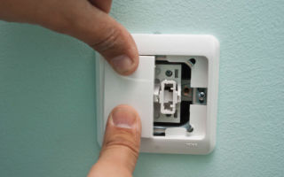 How to easily disassemble a light switch