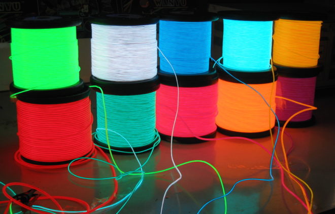 Electroluminescent wires