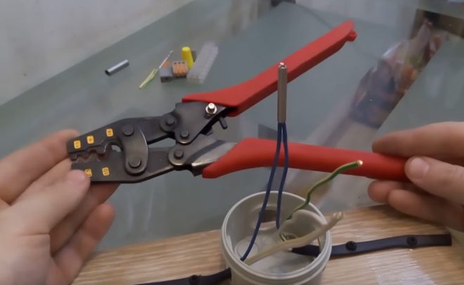 wire crimping pliers