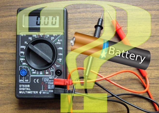 Ako skontrolovať nabitie batérie pomocou multimetra
