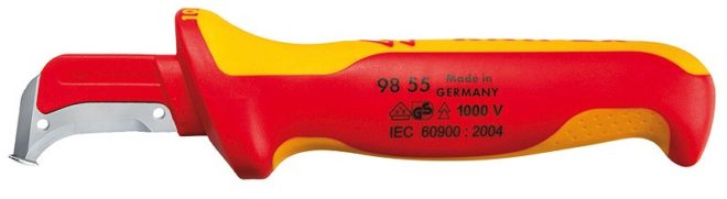 Insulated knife up to 1000 volts