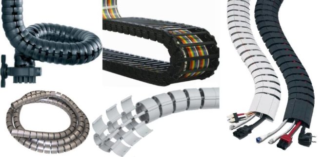 Varieties of flexible cable channels