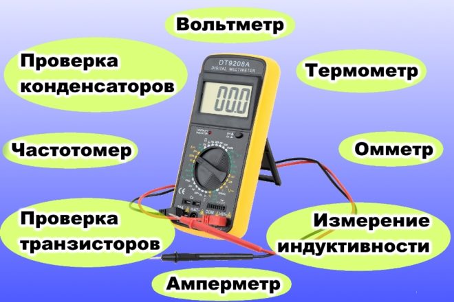 What can be measured with a multimeter